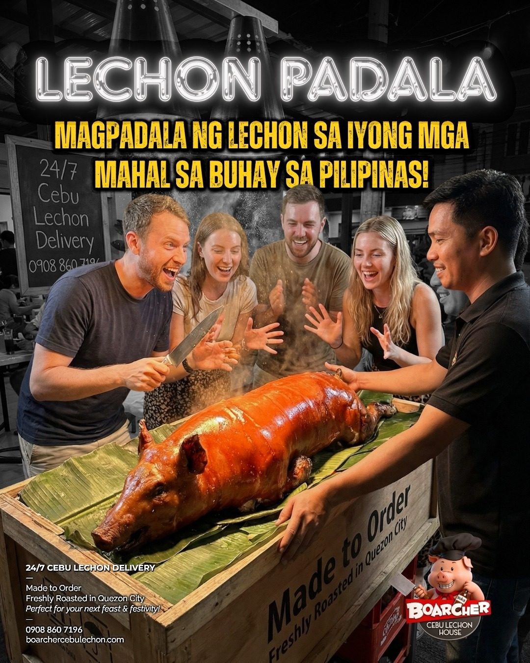 Lechon padala pabili service, sending Cebu lechon to family in Metro Manila