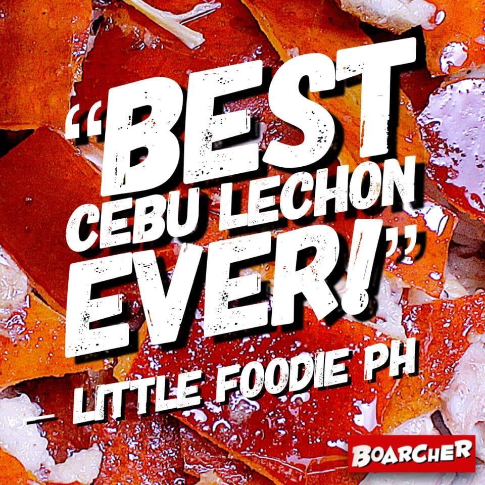 A customer review of Boarcher Cebu lechon